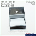 Bathroom 180 degree wall to glass clamp hinge zinc alloy or brass material